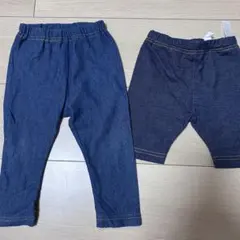 ベビー　デニムパンツ2枚セット
