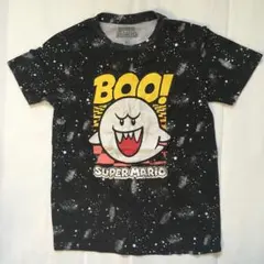 スーパーマリオ　テレサ　ユースXL 抜染プリントTシャツ　ブラック