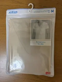 【UNIQLO 新品未使用】エアリズム マイクロメッシュVネック半袖M