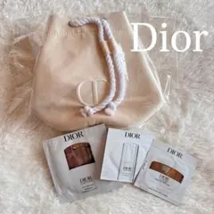 《新品未使用》ディオールDior ポーチ巾着&基礎化粧品サンプル3点
