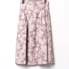dazzlin 花柄フレアスカート