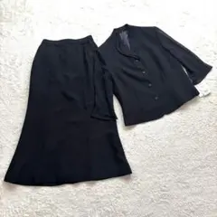 ✨セレモード【9AR】黒 セットアップ スカート 夏 タグ付 ブラックフォーマル