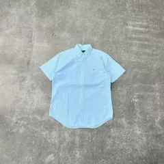 90s Ralph Lauren 半袖ストライプシャツ cityboy us古着