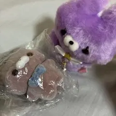 すくっとたっちさん ミニマスコット プライズ ライトパープルとフィギュア