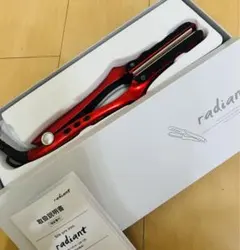 [新品未使用]ラディアント　シルクプロアイロン　28mm　レッド