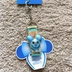 ディズニー カチューシャホルダー キーホルダー 風船 ミッキー ブルー 7