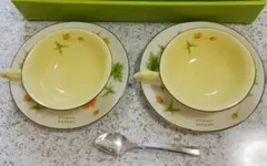 【新品未使用】ヒロミチナカノ ペアーヨーグルト＆デザート 食器セット 箱付きのサムネイル