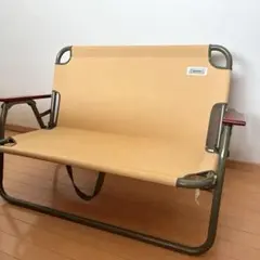 Coleman 折りたたみアウトドアベンチ ベージュ リラックスフォールディングベンチ(オリーブ)の通販｜キャンプ