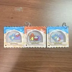 ポケモン コメダ珈琲 豆菓子風チャーム　ヒトカゲ　ゼニガメ