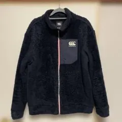 カンタベリー canterbury フリースジャケット ボアジャケット ネイビー