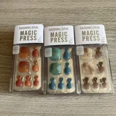 DASHING DIVA MAGIC PRESS PEDI 3セット