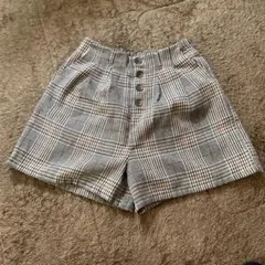 【連休限定価格】【美品】チェック柄ショートパンツ