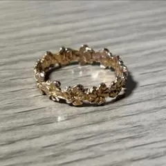 レイ ピカケ 14K プルメリア リング ハワイアンジュエリー