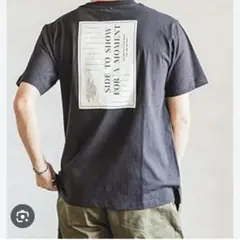 新品タグ付きpairmanonペアマノンプレミアムコットンTシャツバッグプリント