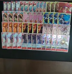 ワンピースカード　赤黄ベロベティデッキ 構築済みデッキのサムネイル