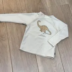 【新品・未使用】futafuta 恐竜　長袖ラッシュガード　90