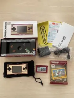 【整備済み】任天堂 ゲームボーイミクロ20周年記念 本体・カセットセット