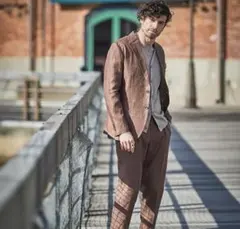 【新品】デラベ リネンジャケット シングル セットアップ G-STAGE