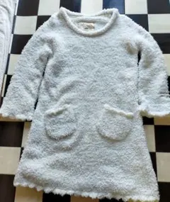 ジェラートピケホワイト フワフワ ルームウェア 長袖