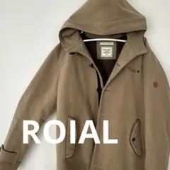 Röial* フード付きダッフルコート ベージュL