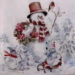 ꕤ︎︎·͜· Xmasカクテル54・ 4枚セットペーパーナプキン