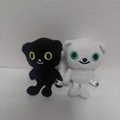 クロネコヤマト　白黒 ぬいぐるみ 2体セット マスコット　非売品　新品