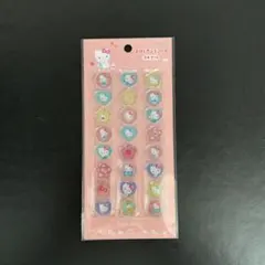 ハローキティ　おはじきふうシール　24ピース