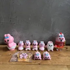 おぱんちゅうさぎ　いろいろセット　フィギュア　ガチャ　キーホルダー　チャーム