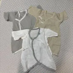 【未使用】ベビー肌着 ３点セット　綿100 50〜60