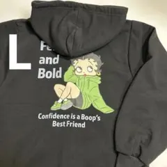 新品未使用　bettyboop ベティちゃん　ジップパーカー　パーカー　裏起毛