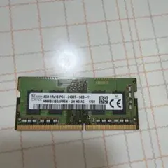SK hynix DDR4 4GB ノートPC用メモリ 本体のサムネイル