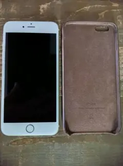 な様専用 iPhone6s plus ゴールド本体 + 純正レザーケース