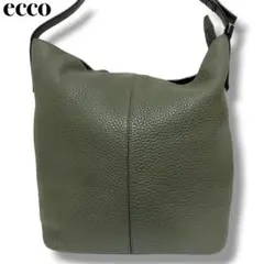 美品 ecco ショルダーバッグ ワンショルダー レザー グリーン JILINのサムネイル