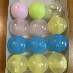 空　カプセル　ガチャガチャ 12個セット