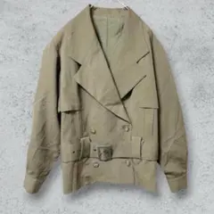 SANTAMONICA/毛100%/ジャケット/アウター/緑系/個性的/秋冬