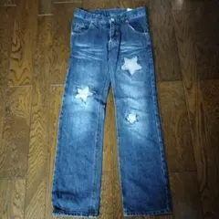 ◯140サイズ　RAD CUSTOM　ダメージデニム　美品