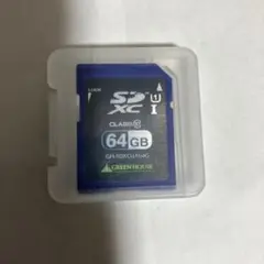 中古品グリーンハウス UHS-I SDXCメモリカード64GB