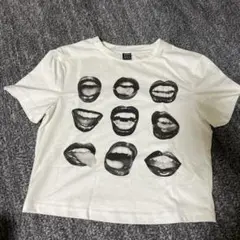 SHEIN 口プリント ホワイトTシャツ まとめ売り