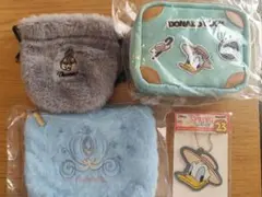 ディズニー　ポーチ　3点セット（チャーム付き）