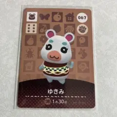 どうぶつの森　amiiboカード　ゆきみ　2