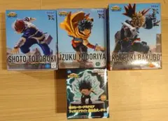【新品未開封】僕のヒーローアカデミア クロスリンク　フィギュア3点セット+おまけ