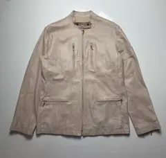 2000s A.P.C. mulch zip leather jacket Sのサムネイル