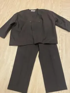 riziere セットアップ　キッズスーツ　ブラック　110cm