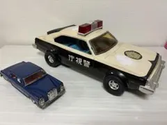 昭和レトロ A-1 TOY ブリキ パトカー 日本製 浅草玩具 - メルカリ