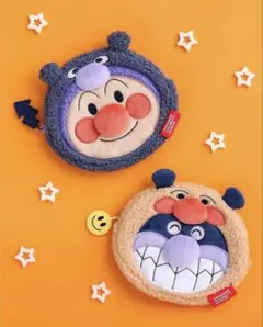 アンパンマンミュージアム限定　ぬいぐるみフェイスポーチ