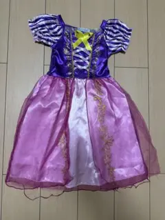 【ほつれあり】ラプンツェル　子供ドレス サイズ100〜110