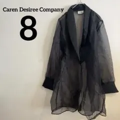Caren Desiree Company シースルー トレンチ風ジャケット 黒