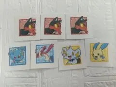 ポケモンパン　デコキャラシール　第10弾　7枚セット