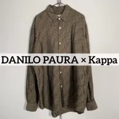イタリー製 DANILO PAURA × Kappa ズッカ柄 長袖シャツ 総柄のサムネイル