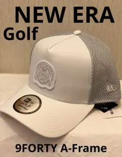 NEW ERA ニューエラ ゴルフキャップ 9FORTY ホワイト　メッシュのサムネイル